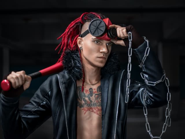 A person embodying the Rebel archetype